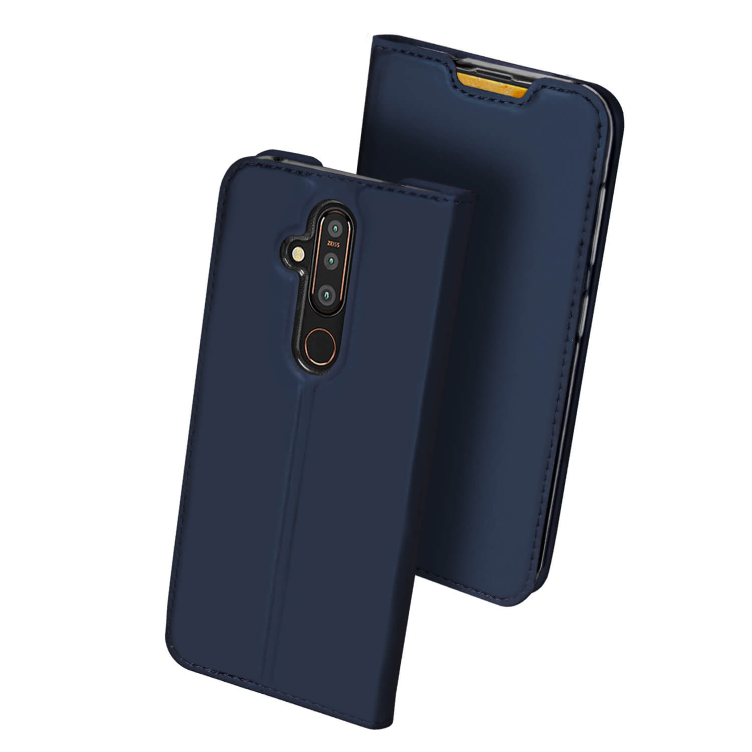 Husa DUX pentru portofel Nokia 8.1 Plus albastru