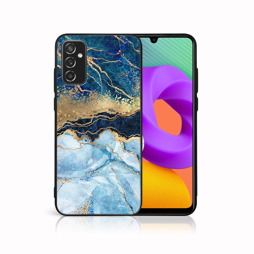 MY ART Husă de protecție Samsung Galaxy M52 5G - BLUE MARBLE (141)