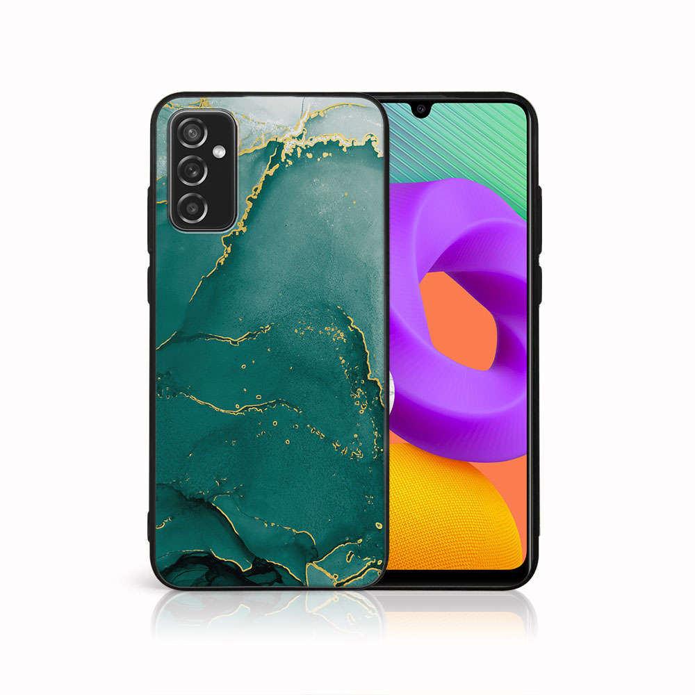 MY ART Husă de protecție Samsung Galaxy M52 5G MARBLE VERDE (145)