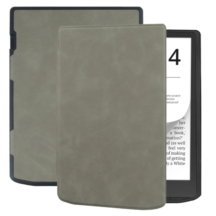 SOFT Husă pliabilă Pocketbook InkPad 4 743G / InkPad Color 3 743K3 / InkPad Color 2 743 gri