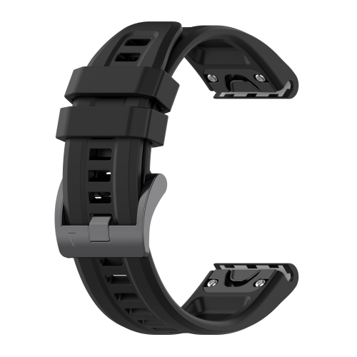 Curea din SILICON pentru Garmin Fenix 7S / 7S Pro / 7S Solar / 7S Sapphire negru