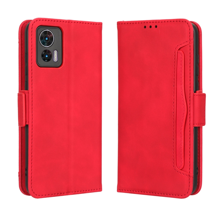 SLOT Husă portofel pentru Motorola Edge 30 Neo roșu