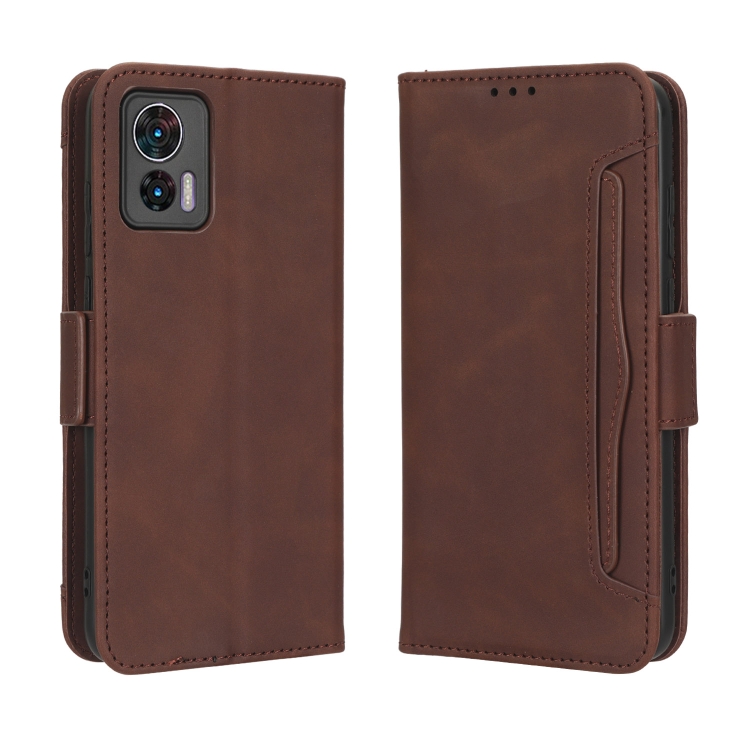 SLOT Husă portofel pentru Motorola Edge 30 Neo maro