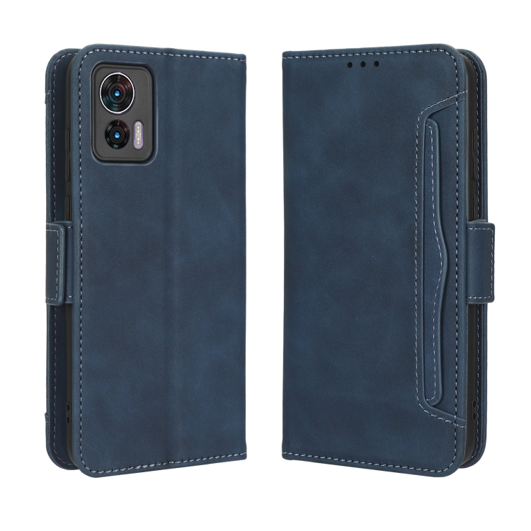 Husa portofel SLOT pentru Motorola Edge 30 Neo albastra