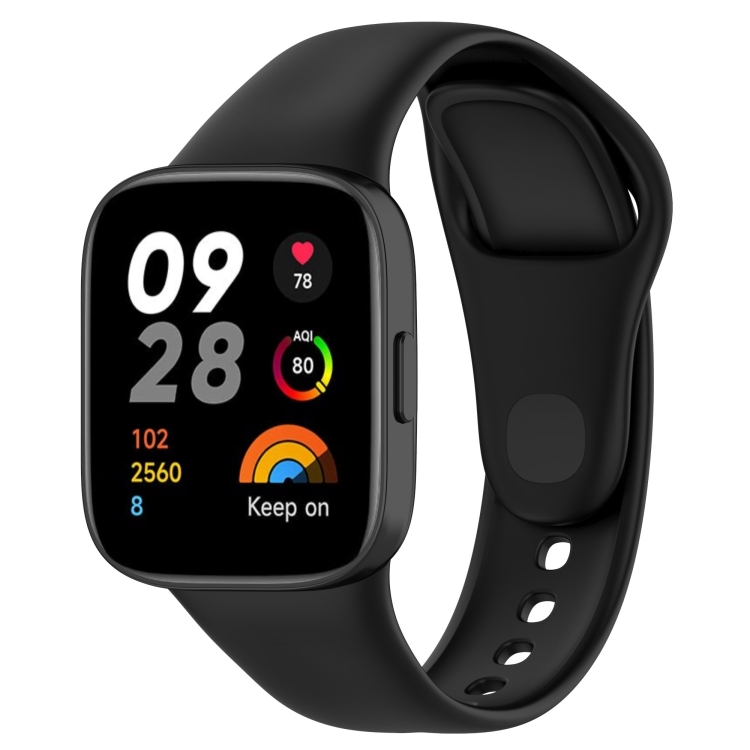 SILICONE Curea înlocuibilă Pentru Xiaomi Redmi Watch 3 Negru