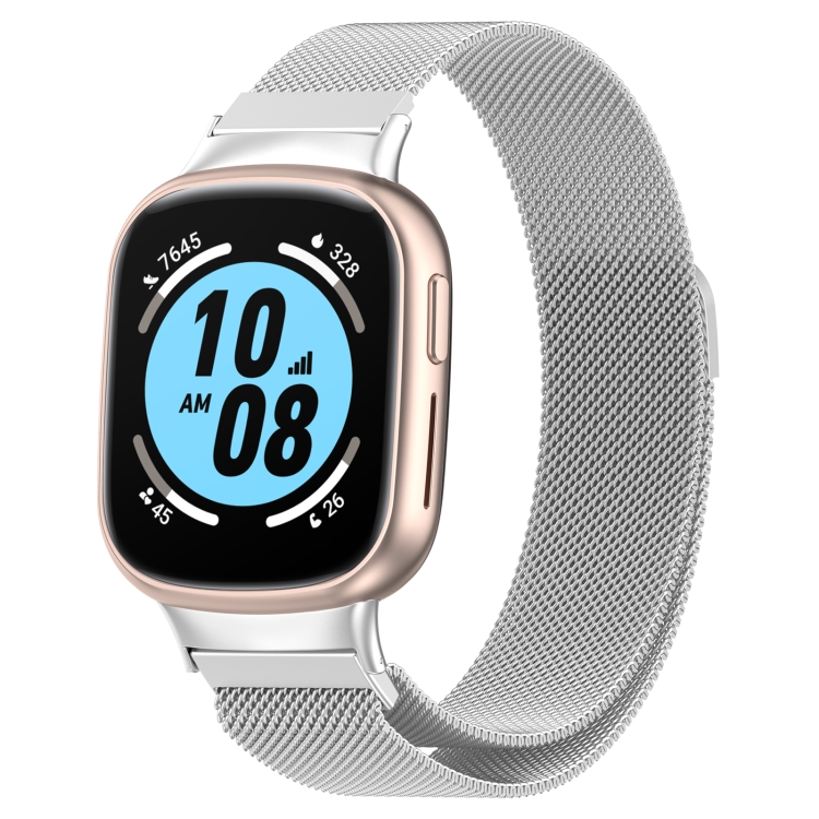 MILANESE Curea metalică pentru Honor Watch 4 argintiu