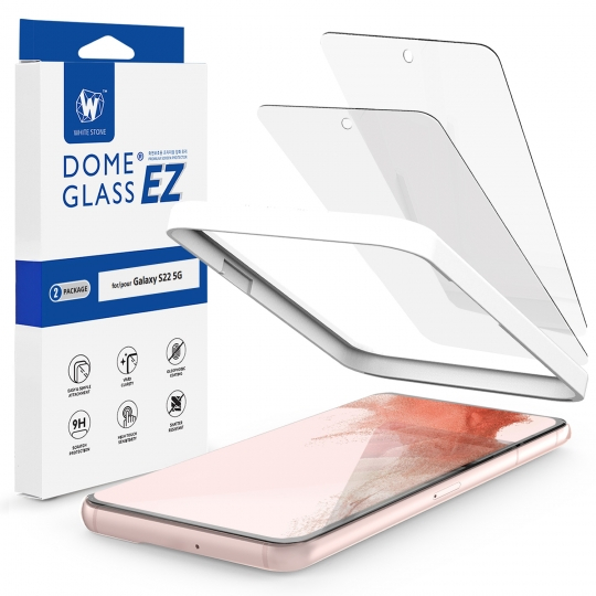 Sticlă WHITE STONE EZ GLASS pentru Apple iPhone 14 - 3 buc